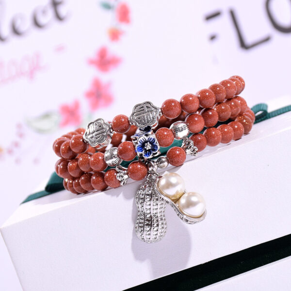 Powder crystal multilayer crystal bracelet - Image 4