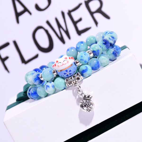 Powder crystal multilayer crystal bracelet - Image 5