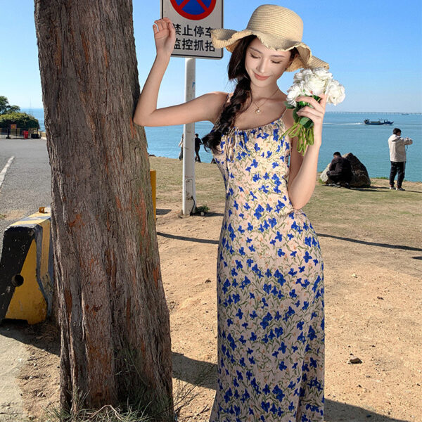 French Vacation Style Beach Dress - Image 5