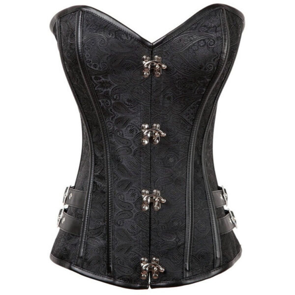 Jacquard Gothic Vintage Corset Court - Image 6