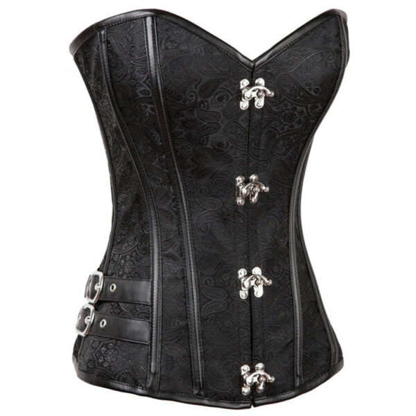 Jacquard Gothic Vintage Corset Court - Image 2