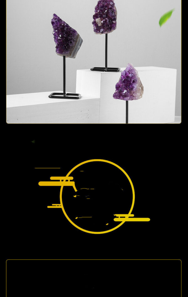 Raw Ore Crystal Tooth Crystal Cluster Degaussing Ornament - Image 6