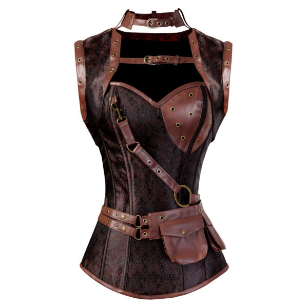 Retro Gothic Punk Corset - Image 8